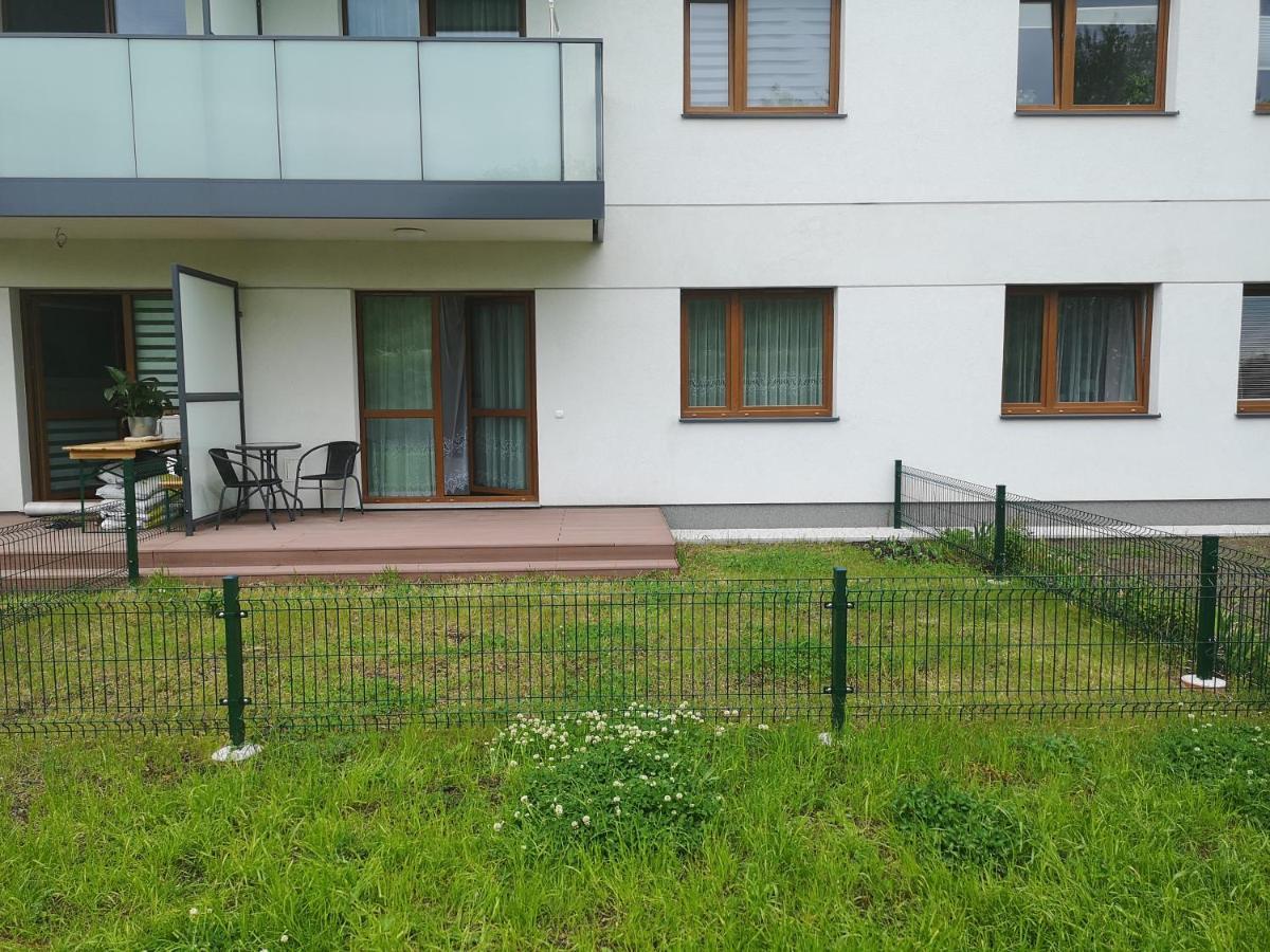 Apartament Z Tarasem I Ogrodem Blisko Centrum Danzig Exterior foto